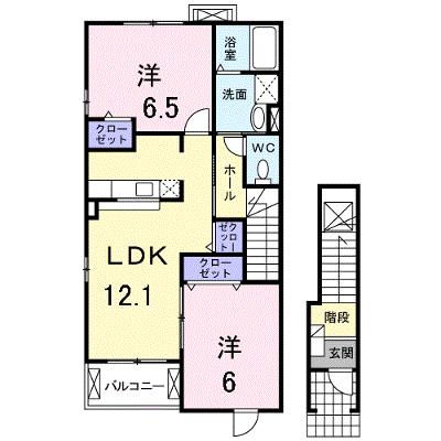 メゾン・ジェルメⅡ 201【管理NO：1-015804502-02010】 ★家具家電は申し込み後に搬入します 2026年09月中旬入居可能の外観画像