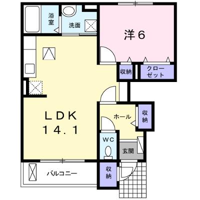 エレガンソ－レⅢ 102【管理NO：1-017661001-01020】 ★家具家電は申し込み後に搬入します★の外観画像