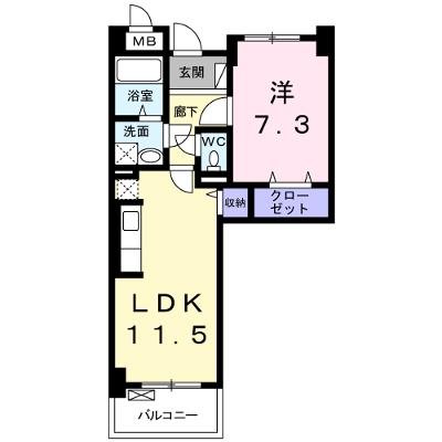 ラ　ヴィ　カルム 307【管理NO：1-020563001-03060】 ★家具家電は申し込み後に搬入します 2026年08月中旬入居可能の外観画像