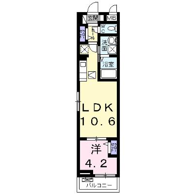 ミーテ　ジラソーレ 105【管理NO：1-021467701-01040】 ★家具家電は申し込み後に搬入します★ ★2026年08月下旬入居可能★の外観画像