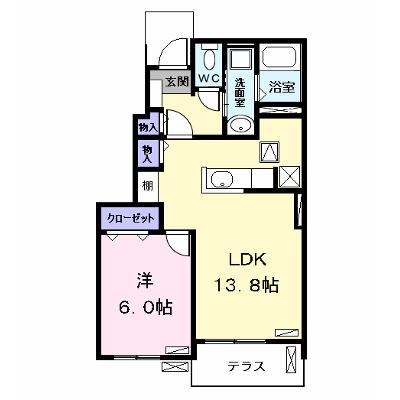 アマ・デトワール 102【管理NO：1-021606401-01020】 ★家具家電は申し込み後に搬入します 2026年08月下旬入居可能の外観画像