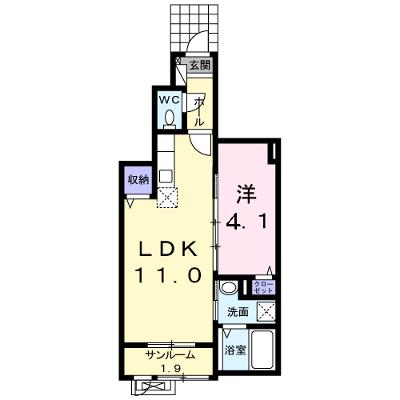 ラ・ジュネス 103【管理NO：1-021669101-01030】 ★家具家電は申し込み後に搬入します 2026年09月上旬入居可能の外観画像
