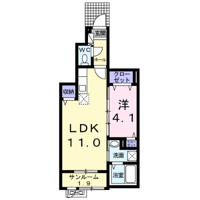 ベルフォーレ城山Ⅱ 103【管理NO：1-021021202-01030】 ★家具家電は申し込み後に搬入します★ ★2026年08月中旬入居可能★の外観画像
