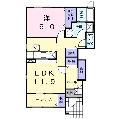 デイジーＡ 101【管理NO：1-014575501-01010】 ★家具家電は申し込み後に搬入します 2026年08月下旬入居可能の外観画像