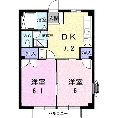スカイビーンズ広田Ｂ 201【管理NO：1-004181901-02010】 ★家具家電は申し込み後に搬入しますの外観画像