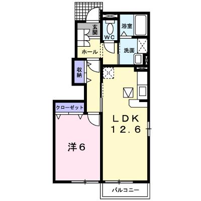 エスポワールＢ 101【管理NO：1-013433102-01010】 ★家具家電は申し込み後に搬入します★の外観画像