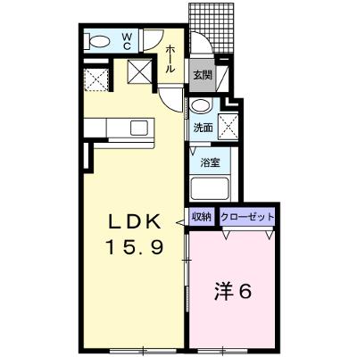 ラ・ルナ 102【管理NO：1-019935201-01020】 ★家具家電は申し込み後に搬入します★の外観画像