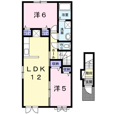 ひまわり 201【管理NO：1-019746401-02010】 ★家具家電は申し込み後に搬入します 2026年08月下旬入居可能の外観画像