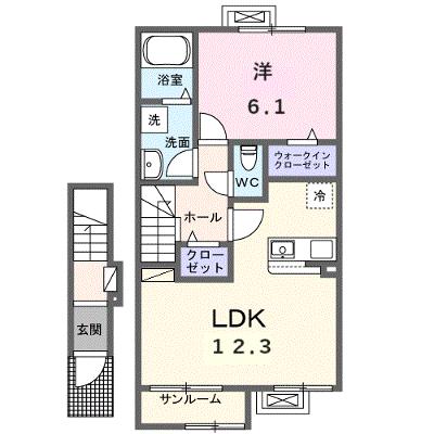 コージーハウス　ファミリアＮ 202【管理NO：1-027106901-02020】 ★家具家電は申し込み後に搬入します★の外観画像