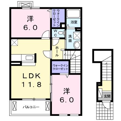 コンフォート　Ｄ 203【管理NO：1-014476301-02030】 ★家具家電は申し込み後に搬入します★ ★2026年08月下旬入居可能★の外観画像