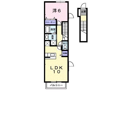 ブリーゼ大門 201【管理NO：1-017777601-02010】 ★家具家電は申し込み後に搬入します 2026年08月中旬入居可能の外観画像