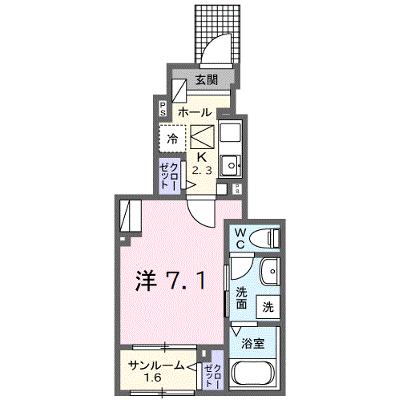 プラン　デ　エピ 102【管理NO：1-026805001-01020】 ★家具家電は申し込み後に搬入します 2026年08月上旬入居可能の外観画像