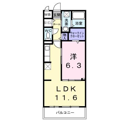 ロンフルール 202【管理NO：1-028421801-02020】 ★家具家電は申し込み後に搬入します 2026年10月上旬入居可能の外観画像