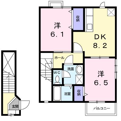アルカンシェル 204【管理NO：1-011243201-02040】 ★家具家電は申し込み後に搬入します★の外観画像