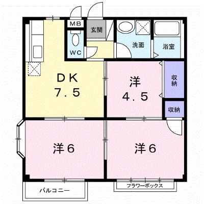 エルディム蔀４ 203【管理NO：1-003498901-02030】 ★家具家電は申し込み後に搬入します★の外観画像