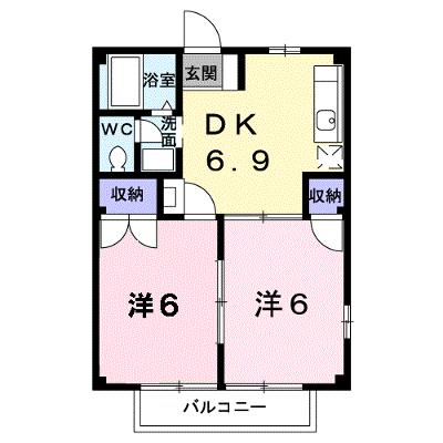 ファンタジアⅡ 201【管理NO：1-006691302-02010】 ★家具家電は申し込み後に搬入します★ ★2026年08月下旬入居可能★の外観画像