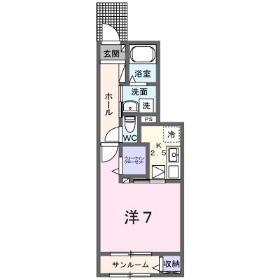 コルティーレⅡ 102【管理NO：1-027692301-01020】 ★家具家電は申し込み後に搬入します★ ★2026年08月下旬入居可能★の外観画像