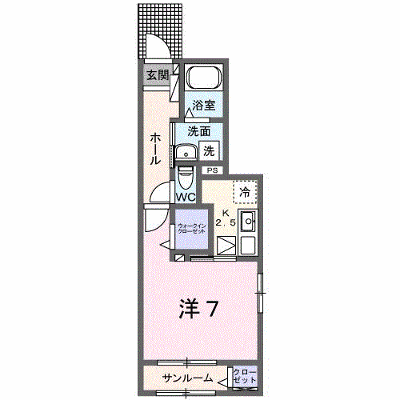 コルティーレⅡ 101【管理NO：1-027692301-01010】 ★家具家電は申し込み後に搬入します★の外観画像