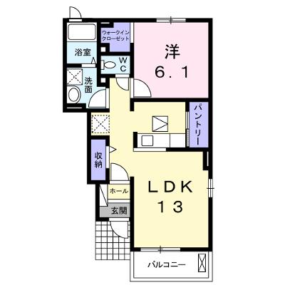 スローフォレストⅠ 104【管理NO：1-018339201-01040】 ★家具家電は申し込み後に搬入します★ ★2026年12月上旬入居可能★の外観画像