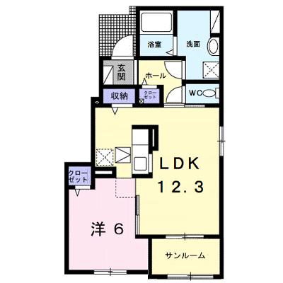 クオーレⅠ 101【管理NO：1-023282001-01010】 ★家具家電は申し込み後に搬入します 2026年08月下旬入居可能の外観画像