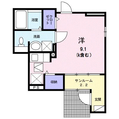カーサ　トラモント 102【管理NO：1-021026401-01020】 ★家具家電は申し込み後に搬入します 2026年08月上旬入居可能の外観画像