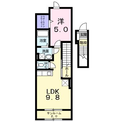 グラン・エスポワールＮ 202【管理NO：1-020451102-02020】 ★家具家電は申し込み後に搬入します★ ★2026年08月中旬入居可能★の外観画像