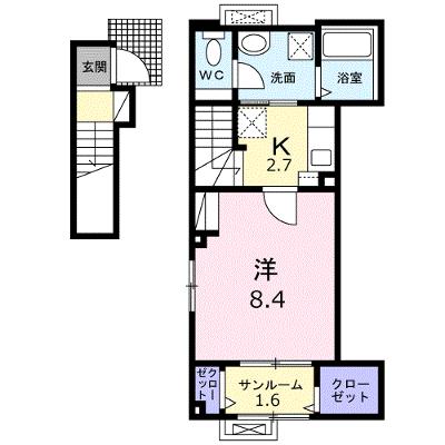 グリーンビレッジ 204【管理NO：1-027899101-02040】 ★家具家電は申し込み後に搬入します★ ★2026年11月上旬入居可能★の外観画像