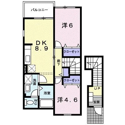 カーサ・エテルノＡ 201【管理NO：1-010971401-02010】 ★家具家電は申し込み後に搬入します 2026年07月中旬入居可能の外観画像