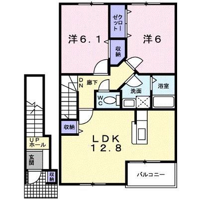 メゾン　アグレアブル　Ａ 202【管理NO：1-013476401-02020】 ★家具家電は申し込み後に搬入します 2026年08月下旬入居可能の外観画像