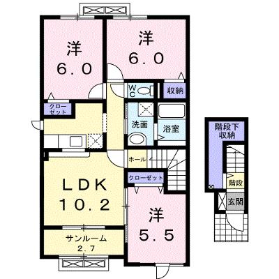 フォルス・ラーマ５ 201【管理NO：1-019518501-02010】 ★家具家電は申し込み後に搬入します 2026年08月上旬入居可能の外観画像