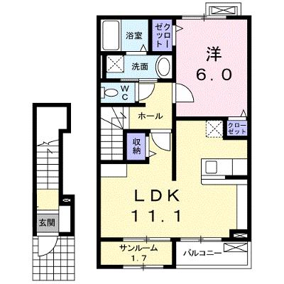 モラルズ 203【管理NO：1-019053301-02030】 ★家具家電は申し込み後に搬入します 2026年07月中旬入居可能の外観画像