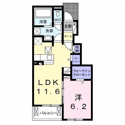 ティモアナⅡ 102【管理NO：1-026307501-01020】 ★家具家電は申し込み後に搬入します 2026年07月上旬入居可能の外観画像
