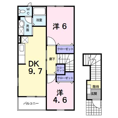 プリマヴェーラＣ 201【管理NO：1-011736103-02010】 ★家具家電は申し込み後に搬入します 2026年08月下旬入居可能の外観画像