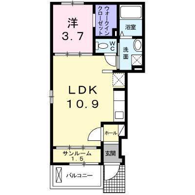 ヴァイオレットガーデン 101【管理NO：1-017612301-01010】 ★家具家電は申し込み後に搬入します 2026年09月中旬入居可能の外観画像