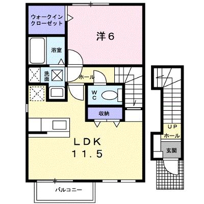 リバーサイドⅠ 201【管理NO：1-013823001-02010】 ★家具家電は申し込み後に搬入します 2026年08月下旬入居可能の外観画像