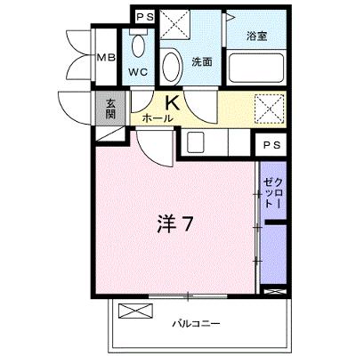 ラ・ティルス 303【管理NO：1-023371901-03030】 ★家具家電は申し込み後に搬入しますの外観画像