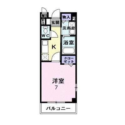 ゼファー 102【管理NO：1-014441401-01020】 ★家具家電は申し込み後に搬入します 2026年08月下旬入居可能の外観画像
