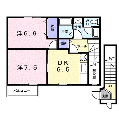 メゾンいかみＡ 201【管理NO：1-007706801-02010】 ★家具家電は申し込み後に搬入します 2026年08月下旬入居可能の外観画像