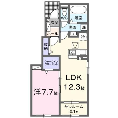 グレース　Ａ 101【管理NO：1-028073901-01010】 ★家具家電は申し込み後に搬入します★ ★2026年09月下旬入居可能★の外観画像