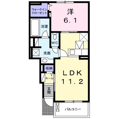 サイネリアⅡ 102【管理NO：1-020686102-01020】 ★家具家電は申し込み後に搬入します 2026年08月下旬入居可能の外観画像