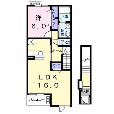 Ｌ・Ｈｅａｒｔ（エル・ハート） 203【管理NO：1-017423801-02030】 ★家具家電は申し込み後に搬入します 2026年07月中旬入居可能の外観画像