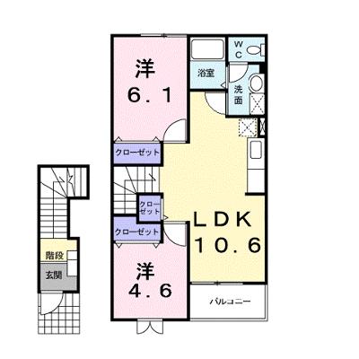 Ｂａｍｂｏｏ仲道 204【管理NO：1-010746101-02040】 ★家具家電は申し込み後に搬入します★の外観画像