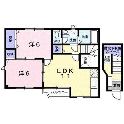 フェリス 201【管理NO：1-011694601-02010】 ★家具家電は申し込み後に搬入します 2026年08月中旬入居可能の外観画像