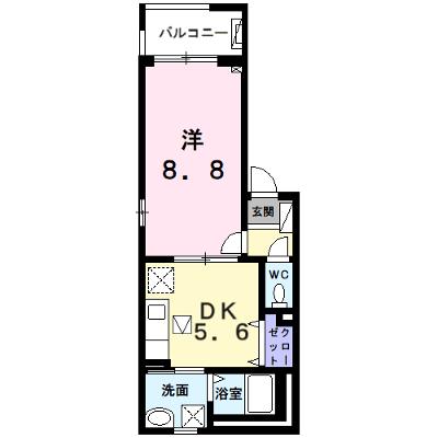 モデルノ　リヴァー 102【管理NO：1-022187101-01020】 ★家具家電は申し込み後に搬入します 2026年08月中旬入居可能の外観画像