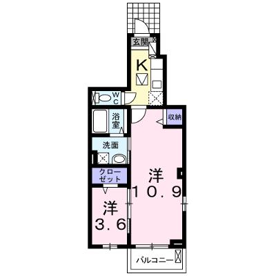 ディアコート口酒井　弐番館 101【管理NO：1-018461201-01010】 ★家具家電は申し込み後に搬入します★の外観画像