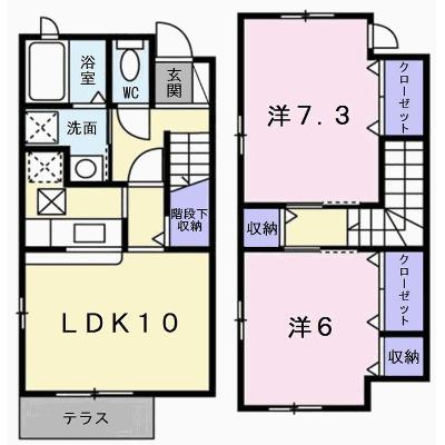 アメニティカスガⅥ 102【管理NO：1-013637801-01020】 ★家具家電は申し込み後に搬入します★の外観画像