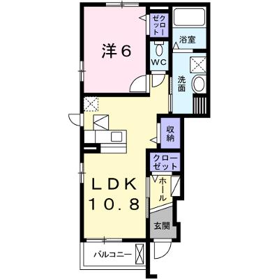 ソレイユ　Ⅰ番館 101【管理NO：1-018074101-01010】 ★家具家電は申し込み後に搬入します★の外観画像