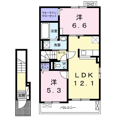 ベルオーブⅥ 205【管理NO：1-022683101-02040】 ★家具家電は申し込み後に搬入します 2026年08月下旬入居可能の外観画像