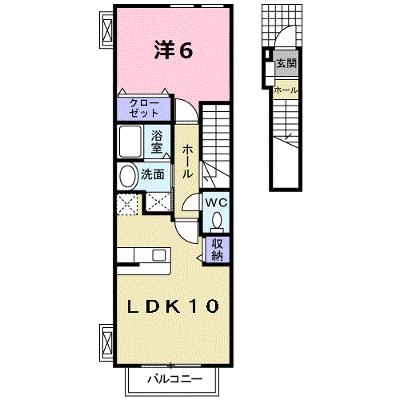 モル・アマーズ 203【管理NO：1-016813101-02030】 ★家具家電は申し込み後に搬入します★の外観画像