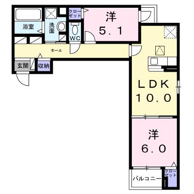 エアリーⅤ 103【管理NO：1-027981601-01030】 ★家具家電は申し込み後に搬入します★の外観画像